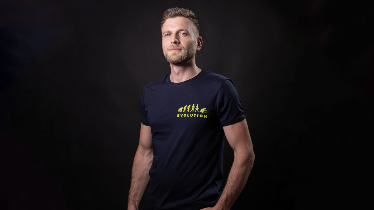 Evolutionsshirt Fliesenleger