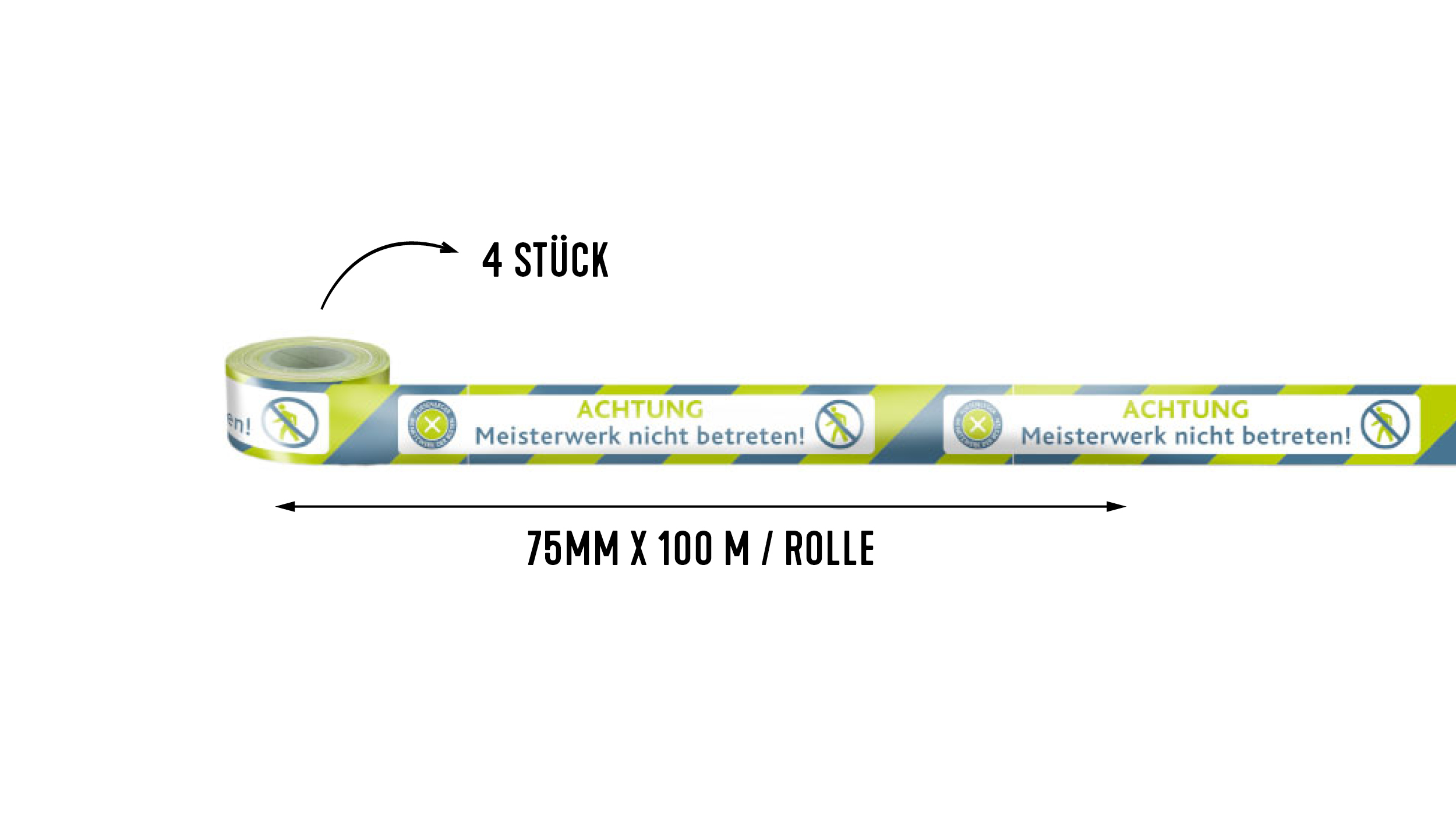 Absperrband | 4 Rollen
